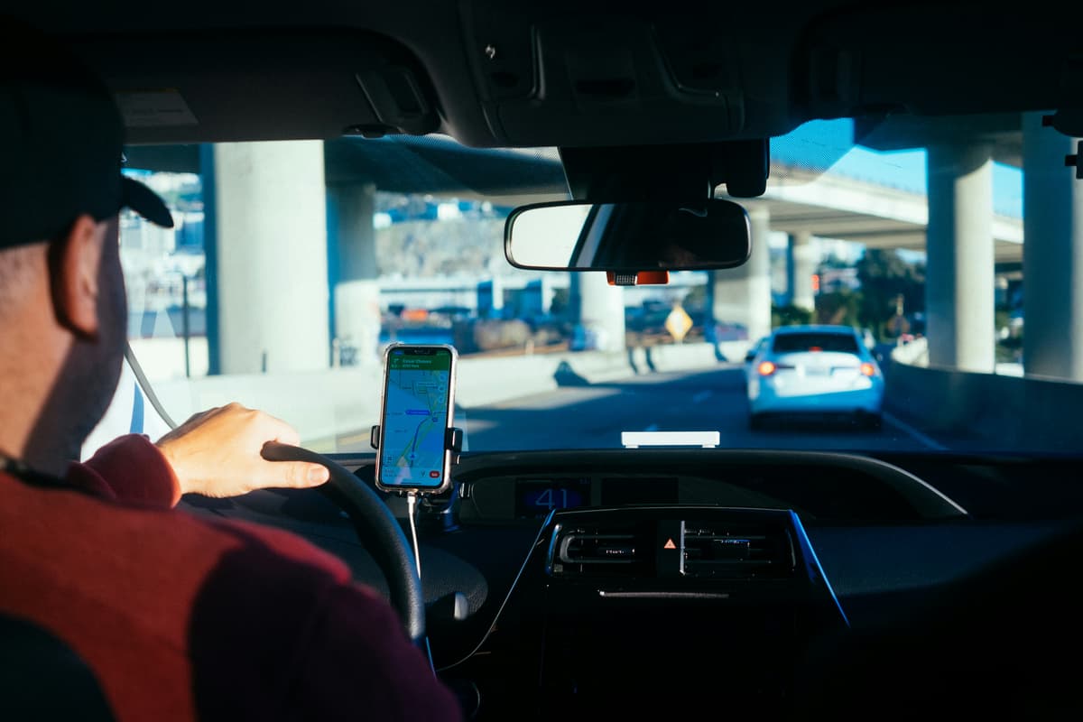 Person using transportation support to get to work or training.